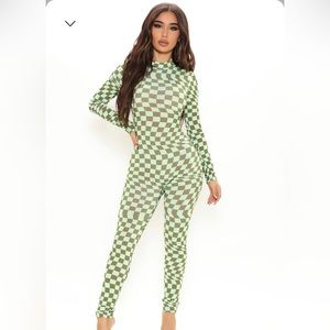 Fashion Nova Check Me Out Jumpsuit